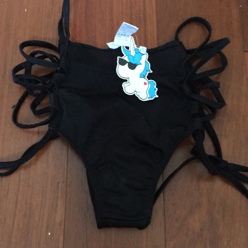 Iheartraves high waisted side tie bottoms size sm